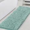 imageHVERSAILTEX Bath Mat for Bathroom Non Slip Chenille 20x32 Extra Soft and Absorbent Shaggy Rug Washable Dry Fast Plush Area Carpet Mat for Tub  Dark TealAqua Foam