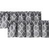 imageHVERSAILTEX Extra Wide Blackout Curtain 100x84 Inches Thermal Insulated Curtain for Sliding Glass Door Grommet Top Patio Door Curtain  Moroccan Tile Quatrefoil Pattern Teal and WhiteGrey  White