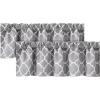 imageHVERSAILTEX Extra Wide Blackout Curtain 100x84 Inches Thermal Insulated Curtain for Sliding Glass Door Grommet Top Patio Door Curtain  Moroccan Tile Quatrefoil Pattern Teal and WhiteDove  White