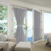 imageHVERSAILTEX Grey French Door Curtains 72 Inches Long  Blackout Patio DoorGlass Door Curtain Panels for Privacy 2 Pieces W52 x L72Inch Grey
