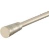 imageHVERSAILTEX Window Curtain Rods for Windows 30 to 48 Inches Splicing Adjustable 34 Inch Diameter Single Window Curtain Rod Set with Cylindrical Finials NickelNickel Cylinder
