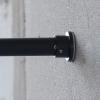 imageSpring Tension Curtain Rod for Windows 80 to 120 Inch 1inch Diameter Premium Room Divider Curtain Rod Extra Long Heavy Duty Perfect for Closets Temporary Spaces Strong and Sturdy Black