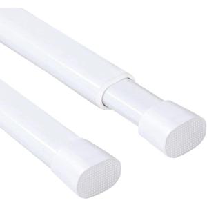imageHVERSAILTEX 2 Pack Spring Tension Curtain Rods 3660 Inch Lightweight Tensions Rods Securely in Place Easy to useInstall for KitchenBathroomWardrobe Durable Sturdy Rods WhiteWhite