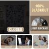 imageHVERSAILTEX 100 Blackout Curtain for Bathroom Windows  Adjustable Tie Up Shade Balloon Valance Blind for KitchenLiving Room Rod Pocket Panel 42 inches W x 63 inches LDove GrayCattleya in GreyTaupe