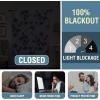 imageHVERSAILTEX 100 Blackout Curtain for Bathroom Windows  Adjustable Tie Up Shade Balloon Valance Blind for KitchenLiving Room Rod Pocket Panel 42 inches W x 63 inches LDove GrayCattleya in GreyBlue