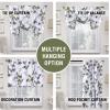 imageHVERSAILTEX 100 Blackout Curtain for Bathroom Windows  Adjustable Tie Up Shade Balloon Valance Blind for KitchenLiving Room Rod Pocket Panel 42 inches W x 63 inches LDove GrayCattleya in GreyOlive