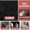 imageHVERSAILTEX 100 Blackout Curtain for Bathroom Windows  Adjustable Tie Up Shade Balloon Valance Blind for KitchenLiving Room Rod Pocket Panel 42 inches W x 63 inches LDove GrayCattleya in Stone BlueCoral