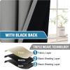 imageHVERSAILTEX 100 Blackout Curtain for Bathroom Windows  Adjustable Tie Up Shade Balloon Valance Blind for KitchenLiving Room Rod Pocket Panel 42 inches W x 63 inches LDove GrayDove Gray