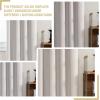 imageHVERSAILTEX 100 Blackout Curtains 84 Inches Long Full Light Blocking Curtain Draperies with Soft White Coating for Bedroom Living Room Thermal Insulated Window Treatment Set of 2 Panels WhiteNatural