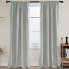 imageHVERSAILTEX 100 Blackout Curtains 84 Inches Long Full Light Blocking Curtain Draperies with Soft White Coating for Bedroom Living Room Thermal Insulated Window Treatment Set of 2 Panels WhiteLight Sage
