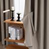 imageHVERSAILTEX 100 Blackout Curtains 84 Inches Long Full Light Blocking Curtain Draperies with Soft White Coating for Bedroom Living Room Thermal Insulated Window Treatment Set of 2 Panels WhiteTaupe