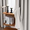 imageHVERSAILTEX 100 Blackout Curtains 84 Inches Long Full Light Blocking Curtain Draperies with Soft White Coating for Bedroom Living Room Thermal Insulated Window Treatment Set of 2 Panels WhiteNatural