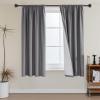 imageHVERSAILTEX 100 Blackout Curtains 84 Inches Long Full Light Blocking Curtain Draperies with Soft White Coating for Bedroom Living Room Thermal Insulated Window Treatment Set of 2 Panels WhiteGrey