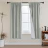 imageHVERSAILTEX 100 Blackout Curtains 84 Inches Long Full Light Blocking Curtain Draperies with Soft White Coating for Bedroom Living Room Thermal Insulated Window Treatment Set of 2 Panels WhiteLight Sage
