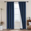 imageHVERSAILTEX 100 Blackout Curtains 84 Inches Long Full Light Blocking Curtain Draperies with Soft White Coating for Bedroom Living Room Thermal Insulated Window Treatment Set of 2 Panels WhiteNavy
