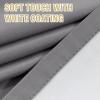 imageHVERSAILTEX 100 Blackout Curtains 84 Inches Long Full Light Blocking Curtain Draperies with Soft White Coating for Bedroom Living Room Thermal Insulated Window Treatment Set of 2 Panels WhiteGrey