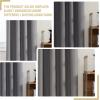 imageHVERSAILTEX 100 Blackout Curtains 84 Inches Long Full Light Blocking Curtain Draperies with Soft White Coating for Bedroom Living Room Thermal Insulated Window Treatment Set of 2 Panels WhiteGrey