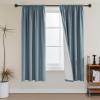 imageHVERSAILTEX 100 Blackout Curtains 84 Inches Long Full Light Blocking Curtain Draperies with Soft White Coating for Bedroom Living Room Thermal Insulated Window Treatment Set of 2 Panels WhiteStone Blue