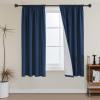 imageHVERSAILTEX 100 Blackout Curtains 84 Inches Long Full Light Blocking Curtain Draperies with Soft White Coating for Bedroom Living Room Thermal Insulated Window Treatment Set of 2 Panels WhiteNavy
