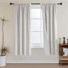 imageHVERSAILTEX 100 Blackout Curtains 84 Inches Long Full Light Blocking Curtain Draperies with Soft White Coating for Bedroom Living Room Thermal Insulated Window Treatment Set of 2 Panels WhiteNatural