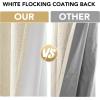 imageHVERSAILTEX 100 Blackout Curtains Linen Textured Chenille Curtains Thermal Insulated Curtain 84 Inches Long with White Flocking Coating Back 2 Panels Heathered IvoryNot SolidHeathered Bleached Sand