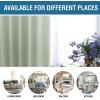imageHVERSAILTEX 100 Blackout Curtains for Bedroom 84 Inches Long Grommet Linen Face Full Light Blocking Curtain Drapes for Living Room Thermal Linen Look Curtains 2 Panels Set 52quot W x 84quot L NavySage