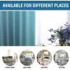 imageHVERSAILTEX 100 Blackout Curtains for Bedroom 84 Inches Long Grommet Linen Face Full Light Blocking Curtain Drapes for Living Room Thermal Linen Look Curtains 2 Panels Set 52quot W x 84quot L NavyTeal Blue