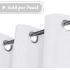 imageHVERSAILTEX 100 Blackout Curtains for Bedroom 84 Inches Long Grommet Linen Face Full Light Blocking Curtain Drapes for Living Room Thermal Linen Look Curtains 2 Panels Set 52quot W x 84quot L NavyPure White