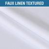imageHVERSAILTEX 100 Blackout Curtains for Bedroom 84 Inches Long Grommet Linen Face Full Light Blocking Curtain Drapes for Living Room Thermal Linen Look Curtains 2 Panels Set 52quot W x 84quot L NavyBright White