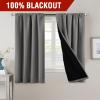imageHVERSAILTEX 100 Blackout Curtains for Bedroom with Black Liner Full Room Darkening Curtains 96 Inch Long Thermal Insulated Back TabRod Pocket Window Drapes for Living Room 2 Panels Natural SandGrey