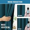 imageHVERSAILTEX 100 Blackout Curtains for Bedroom with Black Liner Full Room Darkening Curtains 96 Inch Long Thermal Insulated Back TabRod Pocket Window Drapes for Living Room 2 Panels Natural SandDark Teal