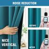 imageHVERSAILTEX 100 Blackout Curtains for Bedroom with Black Liner Full Room Darkening Curtains 96 Inch Long Thermal Insulated Back TabRod Pocket Window Drapes for Living Room 2 Panels Natural SandTurquoise Blue
