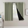 imageHVERSAILTEX 100 Blackout Curtains for Bedroom with Black Liner Full Room Darkening Curtains 96 Inch Long Thermal Insulated Back TabRod Pocket Window Drapes for Living Room 2 Panels Natural SandSage
