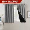 imageHVERSAILTEX 100 Blackout Curtains for Bedroom with Black Liner Full Room Darkening Curtains 96 Inch Long Thermal Insulated Back TabRod Pocket Window Drapes for Living Room 2 Panels Natural SandDove Grey