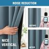 imageHVERSAILTEX 100 Blackout Curtains for Bedroom with Black Liner Full Room Darkening Curtains 96 Inch Long Thermal Insulated Back TabRod Pocket Window Drapes for Living Room 2 Panels Natural SandStone Blue