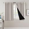 imageHVERSAILTEX 100 Blackout Curtains for Bedroom with Black Liner Full Room Darkening Curtains 96 Inch Long Thermal Insulated Back TabRod Pocket Window Drapes for Living Room 2 Panels Natural SandPumice Stone