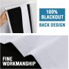 imageHVERSAILTEX 100 Blackout French Door Curtain Privacy French Door Blinds Light Blocking Curtain for Sliding Glass Door Thermal Insulated Tie Up Shade 26x68 Inches 1 Panel Natural SandGreyish White