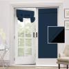 imageHVERSAILTEX 100 Blackout French Door Curtain Privacy French Door Blinds Light Blocking Curtain for Sliding Glass Door Thermal Insulated Tie Up Shade 26x68 Inches 1 Panel Natural SandNavy
