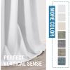 imageHVERSAILTEX 100 Blackout Linen Curtains Thermal Curtains for Living Room ampamp Bedroom Textured Burlap Curtains with Double Face Linen Grommet Top 52 x 84 Inch 2 Panels  Heather IvoryHeather White
