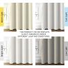 imageHVERSAILTEX 100 Blackout Linen Curtains Thermal Curtains for Living Room ampamp Bedroom Textured Burlap Curtains with Double Face Linen Grommet Top 52 x 84 Inch 2 Panels  Heather IvoryHeather Off White