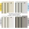 imageHVERSAILTEX 100 Blackout Linen Curtains Thermal Curtains for Living Room ampamp Bedroom Textured Burlap Curtains with Double Face Linen Grommet Top 52 x 84 Inch 2 Panels  Heather IvoryHeather Ivory