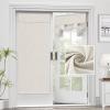imageHVERSAILTEX French Door Curtains Linen Textured Privacy Door Blinds Kitchen Window Curtain Waterproof 26 X 40 Inch Room Darkening Curtains for Glass Door Tie Up Shade 1 Panel Heather Storm BlueHeather Ivory