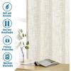 imageHVERSAILTEX Linen Blended Curtains  Natural Textured Light Filtering Nickel Grommet Curtains for Living Room ampamp Bedroom 2 Panel Sets 52quot x 84quotIvory