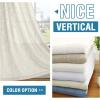 imageHVERSAILTEX Linen Blended Curtains  Natural Textured Light Filtering Nickel Grommet Curtains for Living Room ampamp Bedroom 2 Panel Sets 52quot x 84quotNatural