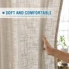 imageHVERSAILTEX Linen Blended Curtains  Natural Textured Light Filtering Nickel Grommet Curtains for Living Room ampamp Bedroom 2 Panel Sets 52quot x 84quotAngora