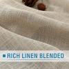 imageHVERSAILTEX Linen Blended Curtains  Natural Textured Light Filtering Nickel Grommet Curtains for Living Room ampamp Bedroom 2 Panel Sets 52quot x 84quotAngora