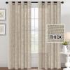 imageHVERSAILTEX Linen Blended Curtains  Natural Textured Light Filtering Nickel Grommet Curtains for Living Room ampamp Bedroom 2 Panel Sets 52quot x 84quotAngora