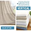imageHVERSAILTEX Linen Blended Curtains  Natural Textured Light Filtering Nickel Grommet Curtains for Living Room ampamp Bedroom 2 Panel Sets 52quot x 84quotAngora