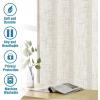 imageHVERSAILTEX Linen Blended Curtains  Natural Textured Light Filtering Nickel Grommet Curtains for Living Room ampamp Bedroom 2 Panel Sets 52quot x 84quotNatural