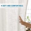imageHVERSAILTEX Linen Blended Curtains  Natural Textured Light Filtering Nickel Grommet Curtains for Living Room ampamp Bedroom 2 Panel Sets 52quot x 84quotOff White